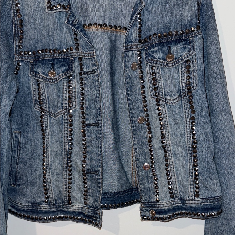 American Eagle Studded Denim Jacket - Picture 4 of 7